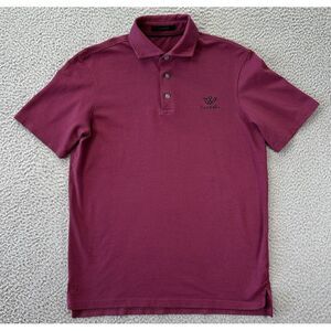 Greyson Polo Shirt Mens Small Burgundy‎ Golf Activewear Stretch